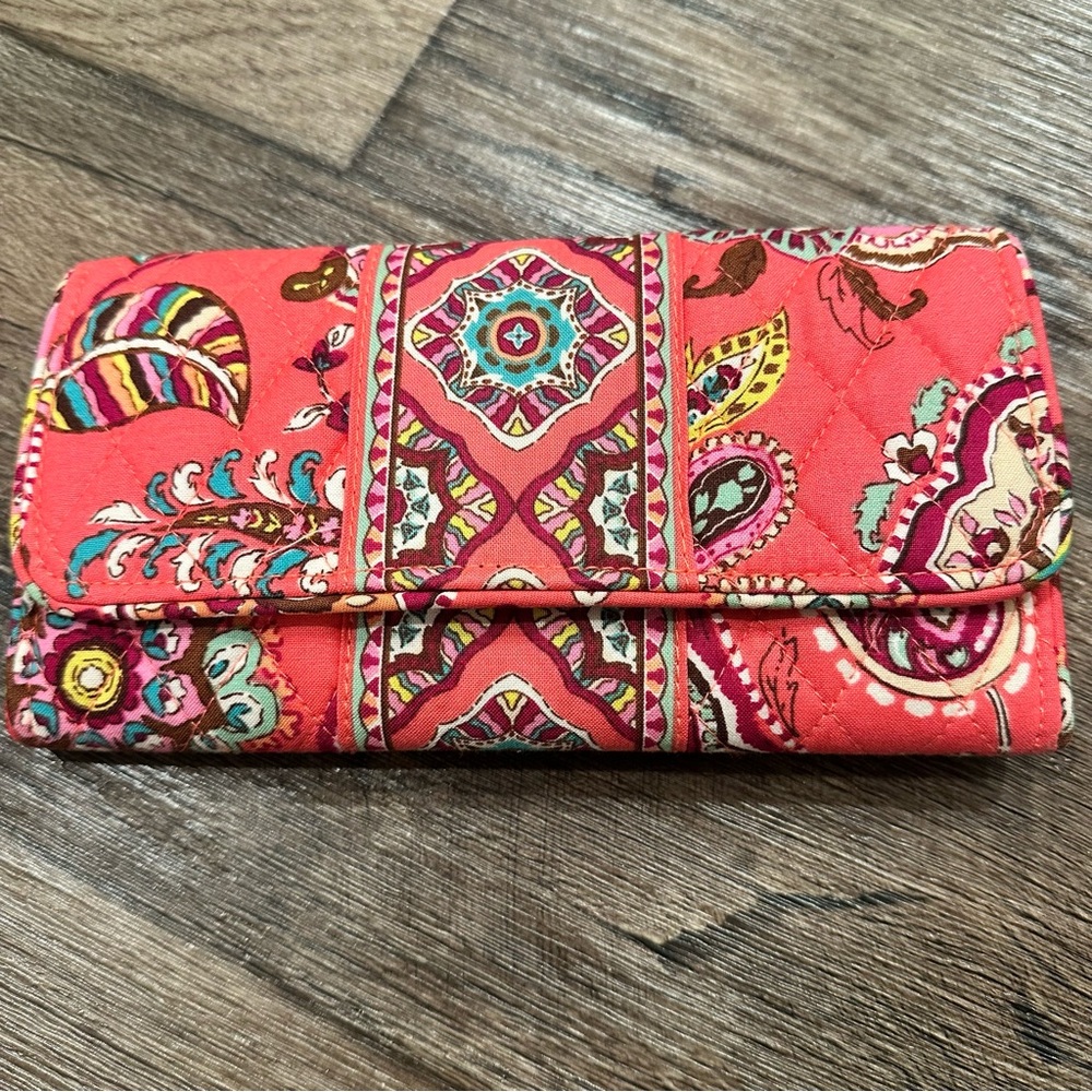 Vera Bradley Trifold Multi Patterned Billfold - image 1